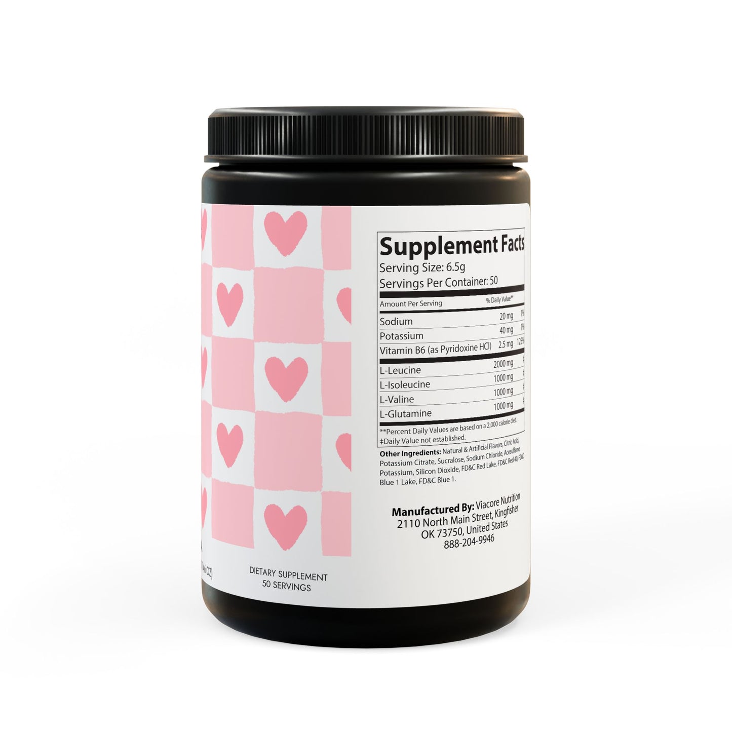 BCAA Supplement, Grape (325g, 11.46oz, 50 servings)