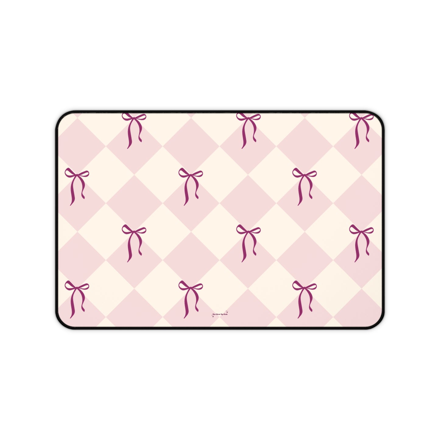 Checkers ribbons - Desk Mat