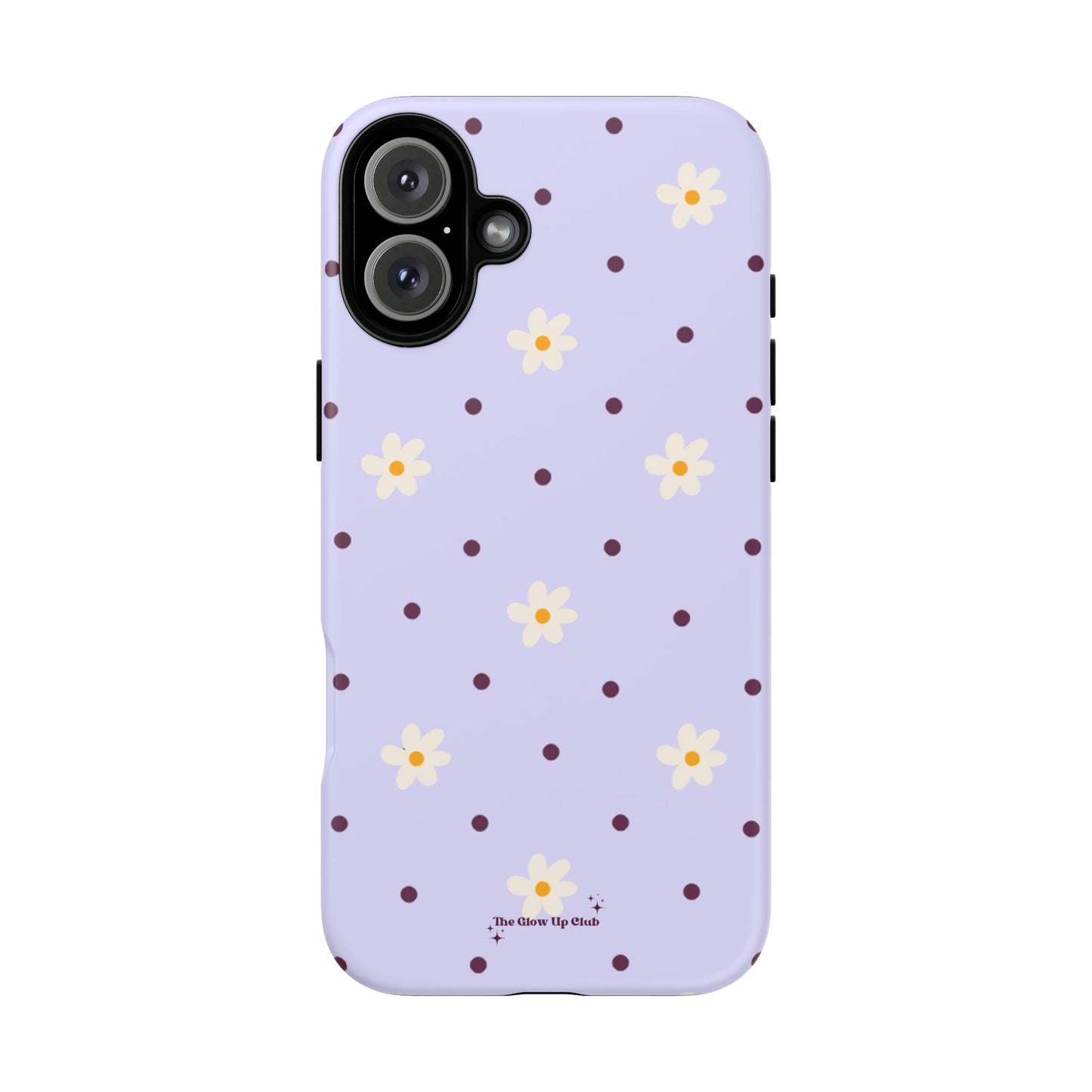 Flowers and dots purple - tough case