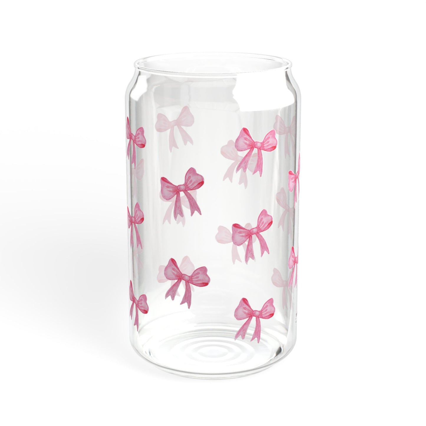 Ribbon pattern - 16 oz Glass Sipper