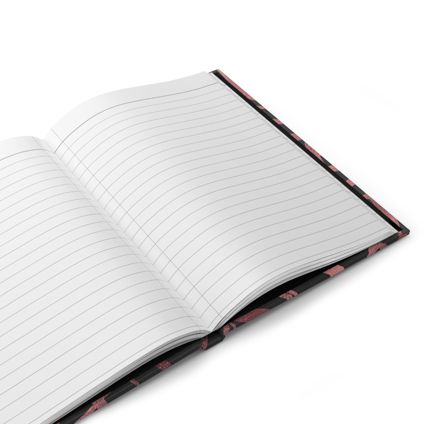 Rose gold leaves Journal