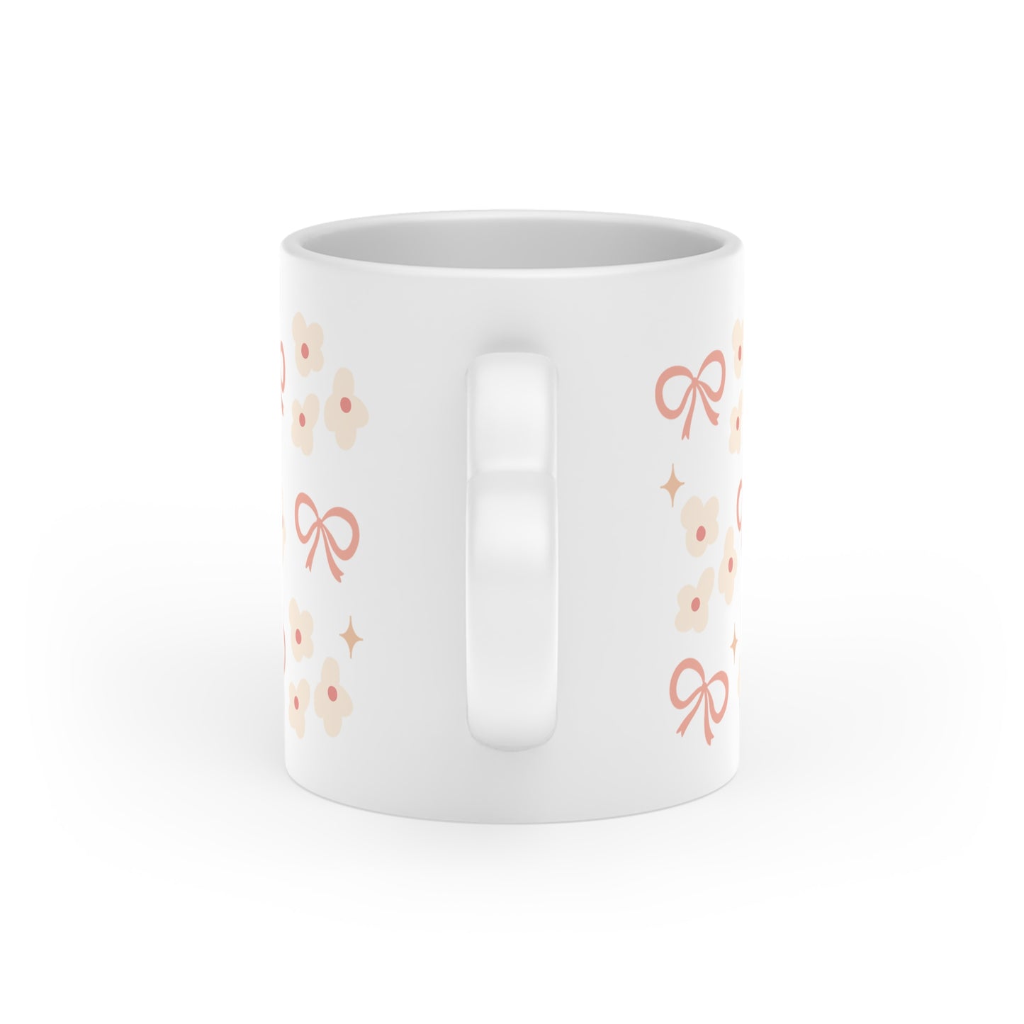 Girly pattern Heart-Shaped Mug