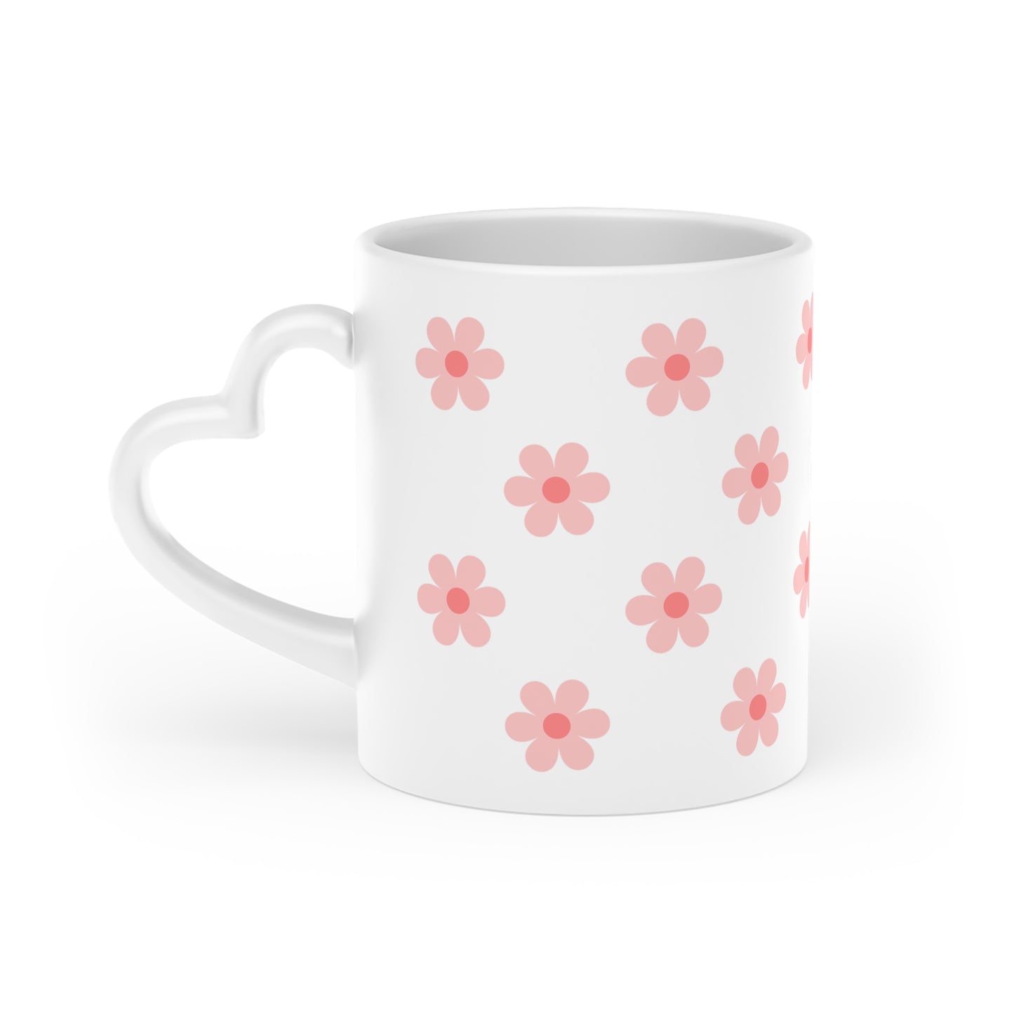 Mini daisies Heart-Shaped Mug