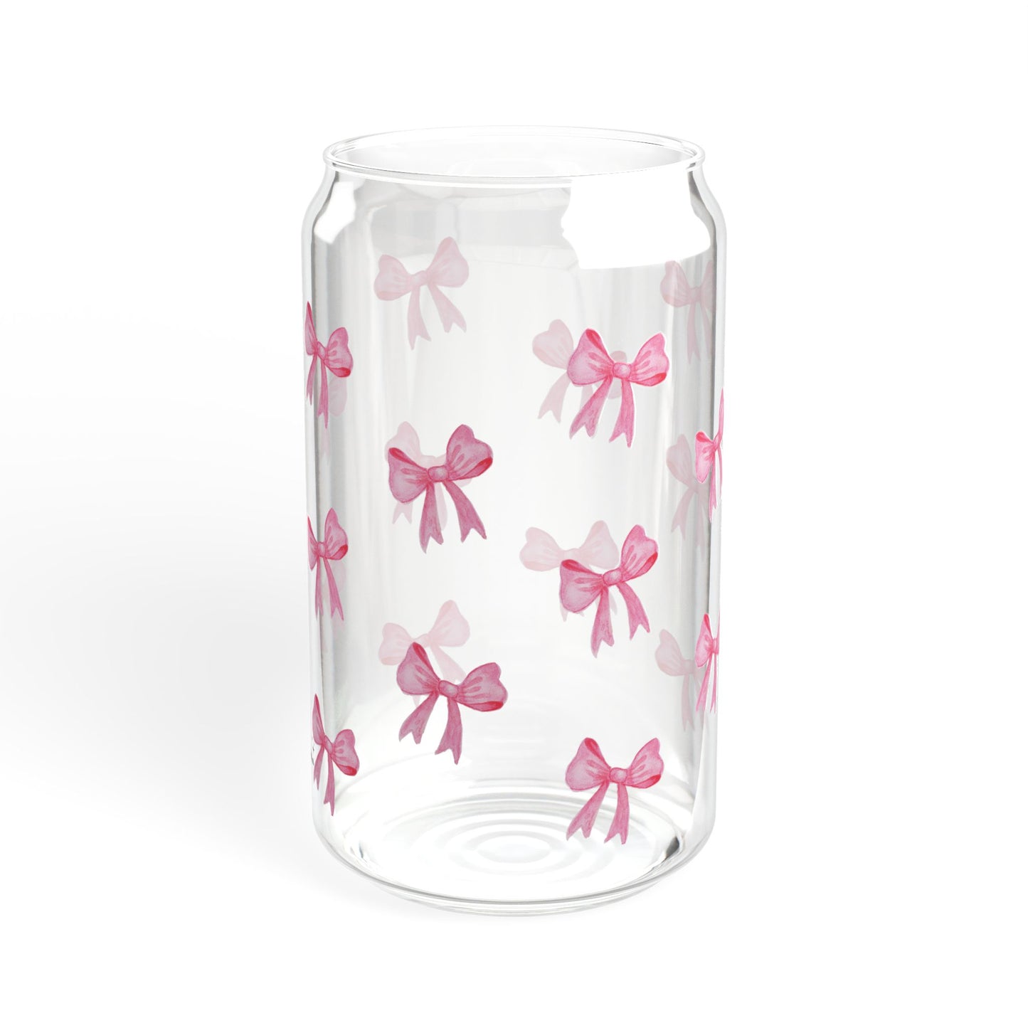 Ribbon pattern - 16 oz Glass Sipper