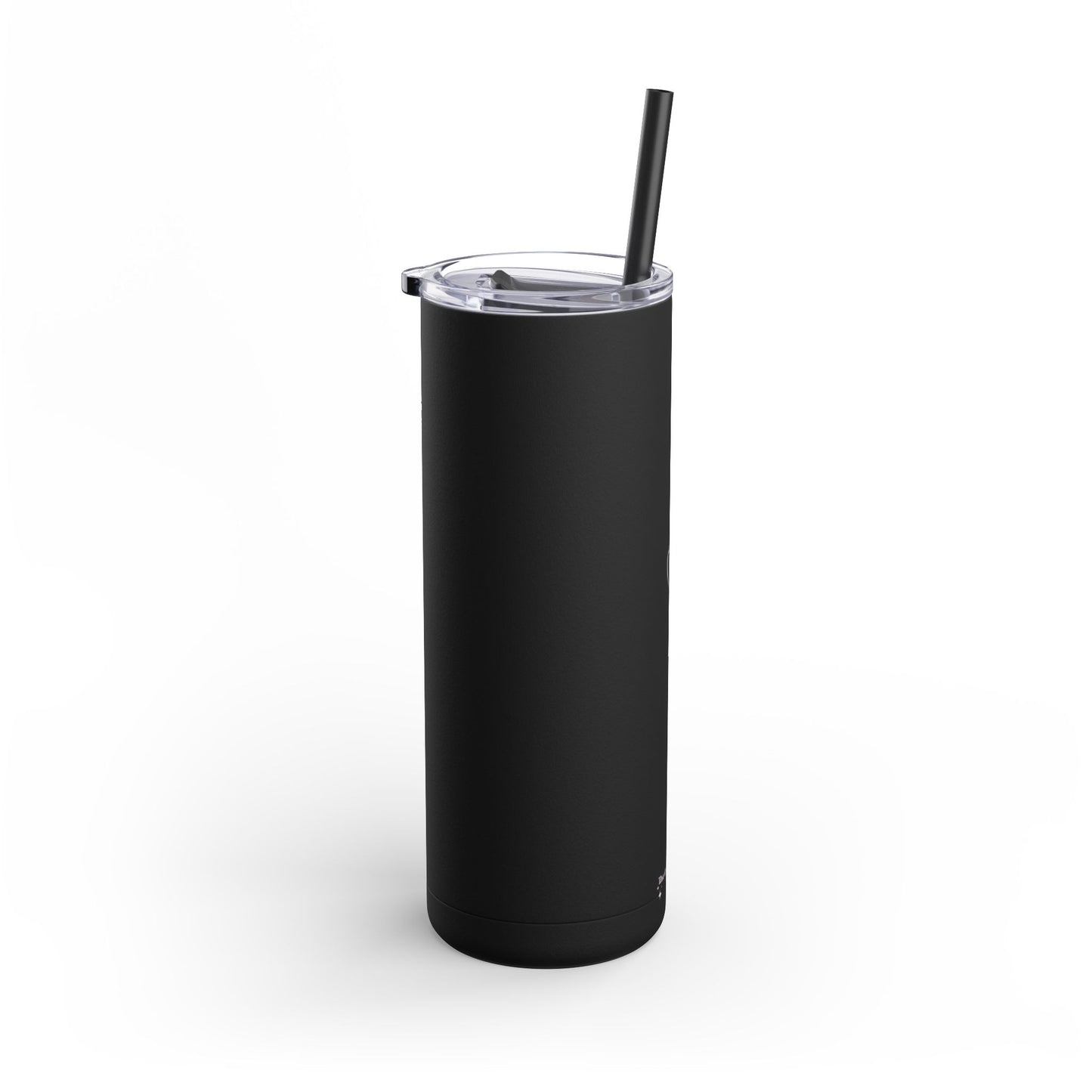 Minimalistic heart black Tumbler, 20oz