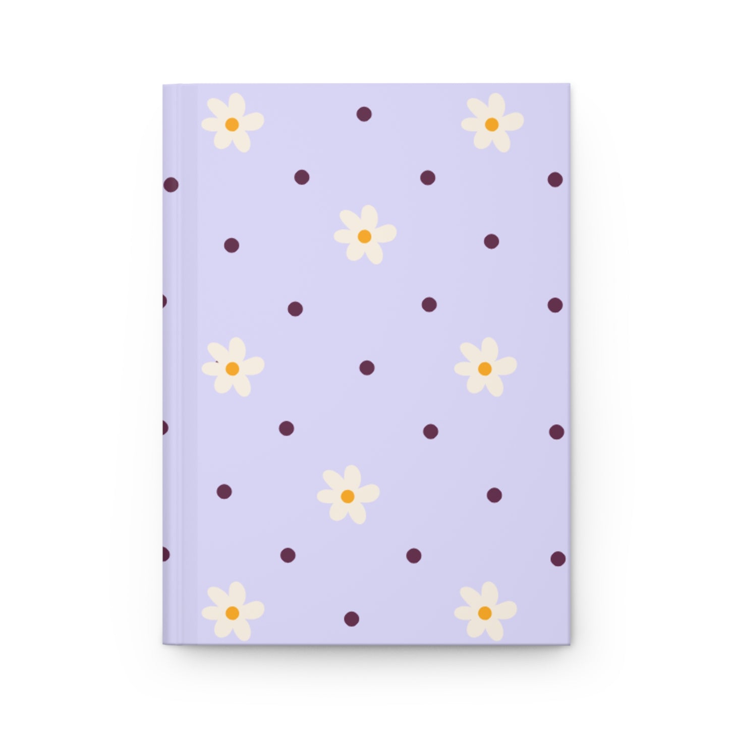 Flowers and dots purple Journal