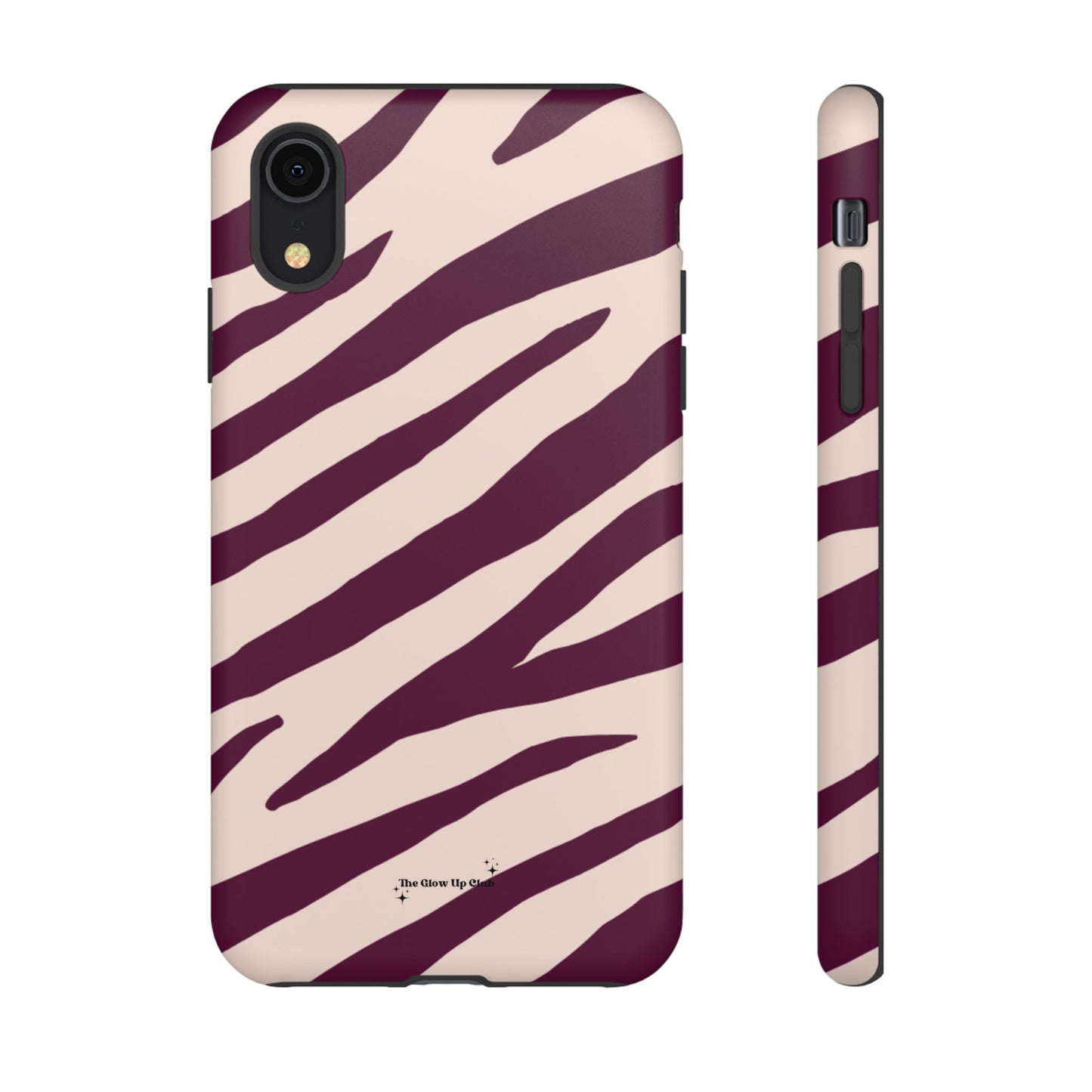 Zebra print cream - tough case