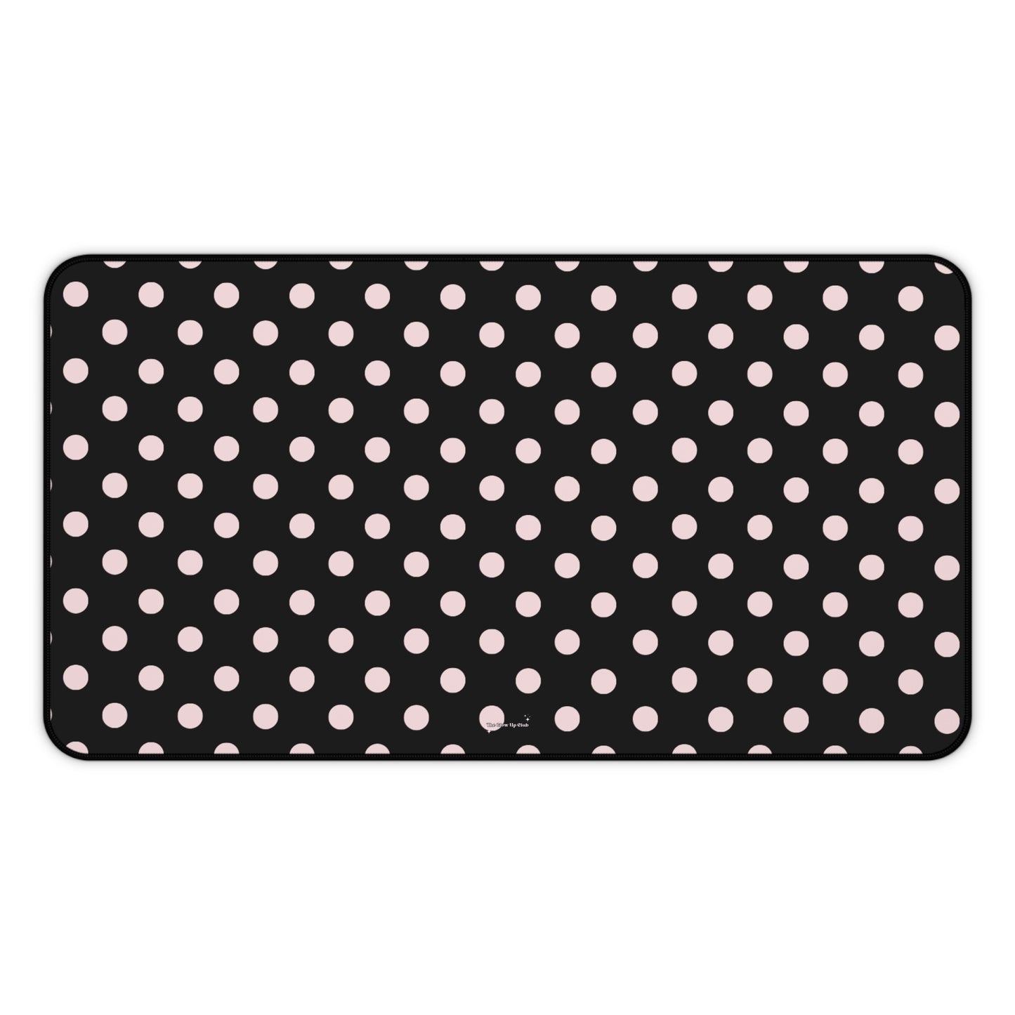 Dots black - Desk Mat