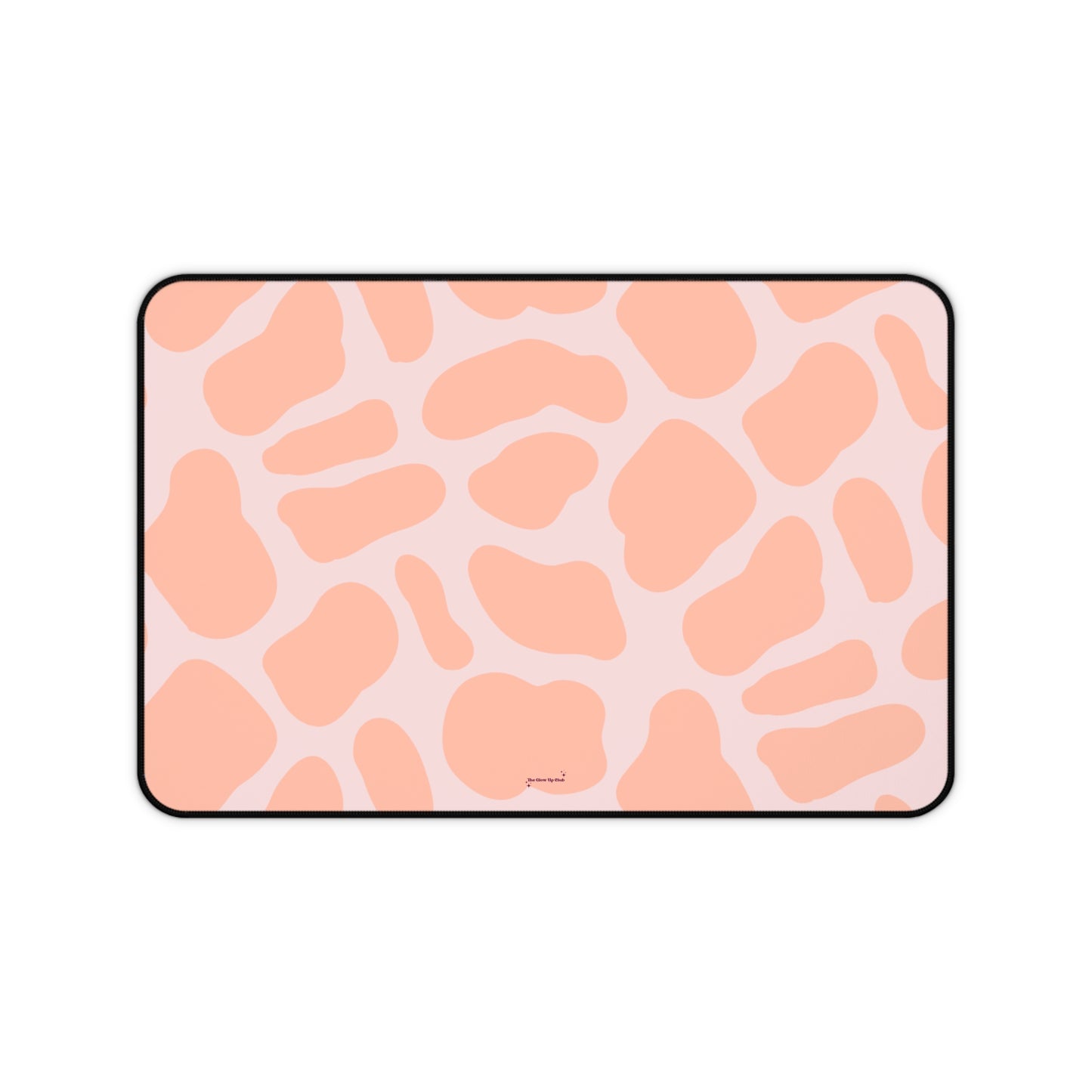 Orange and pink giraffe - Desk Mat