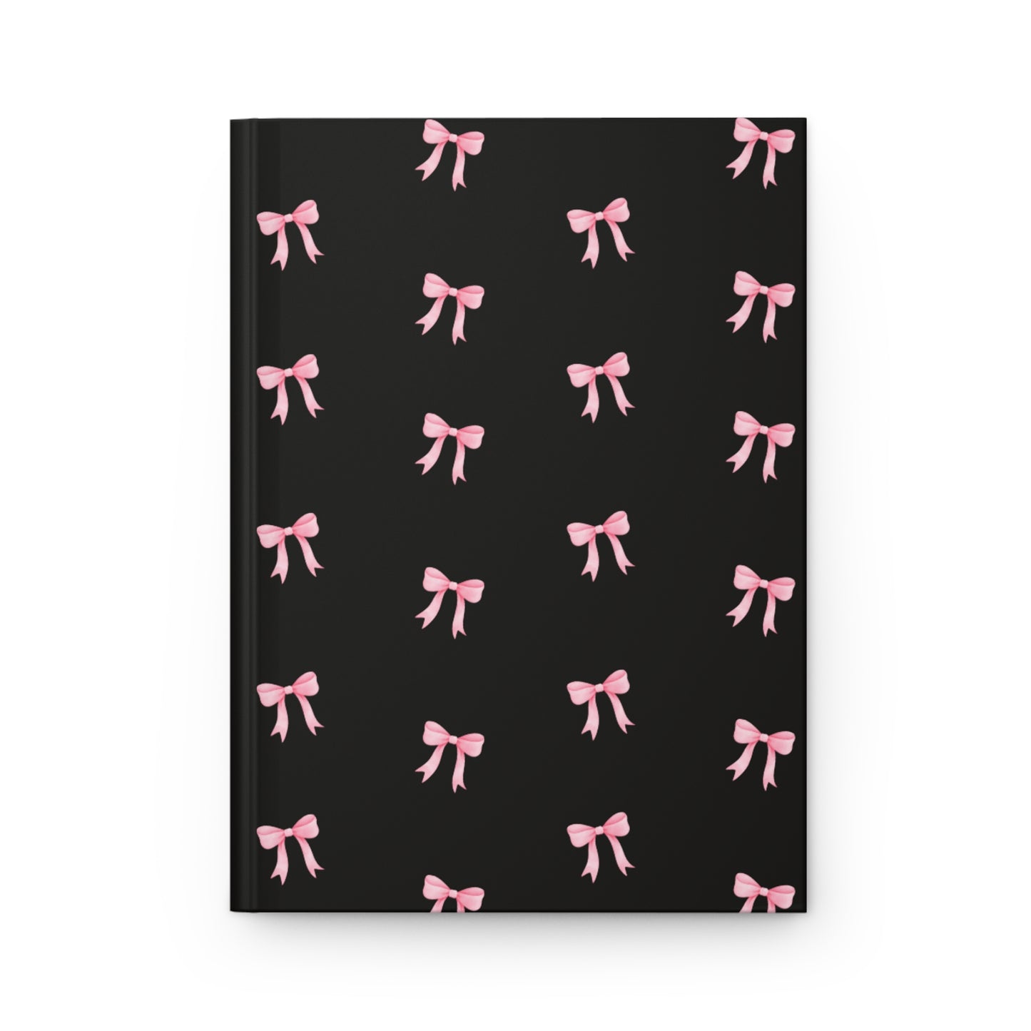 Crooked ribbon pattern black Journal