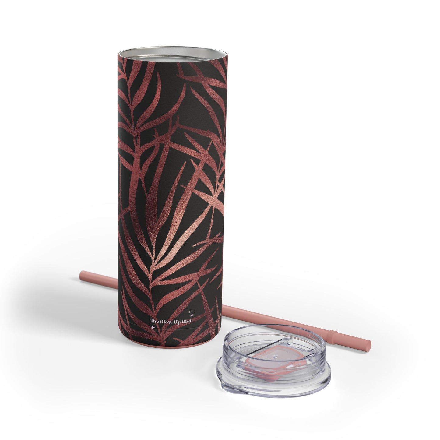 Rose gold leaves Tumbler, 20oz