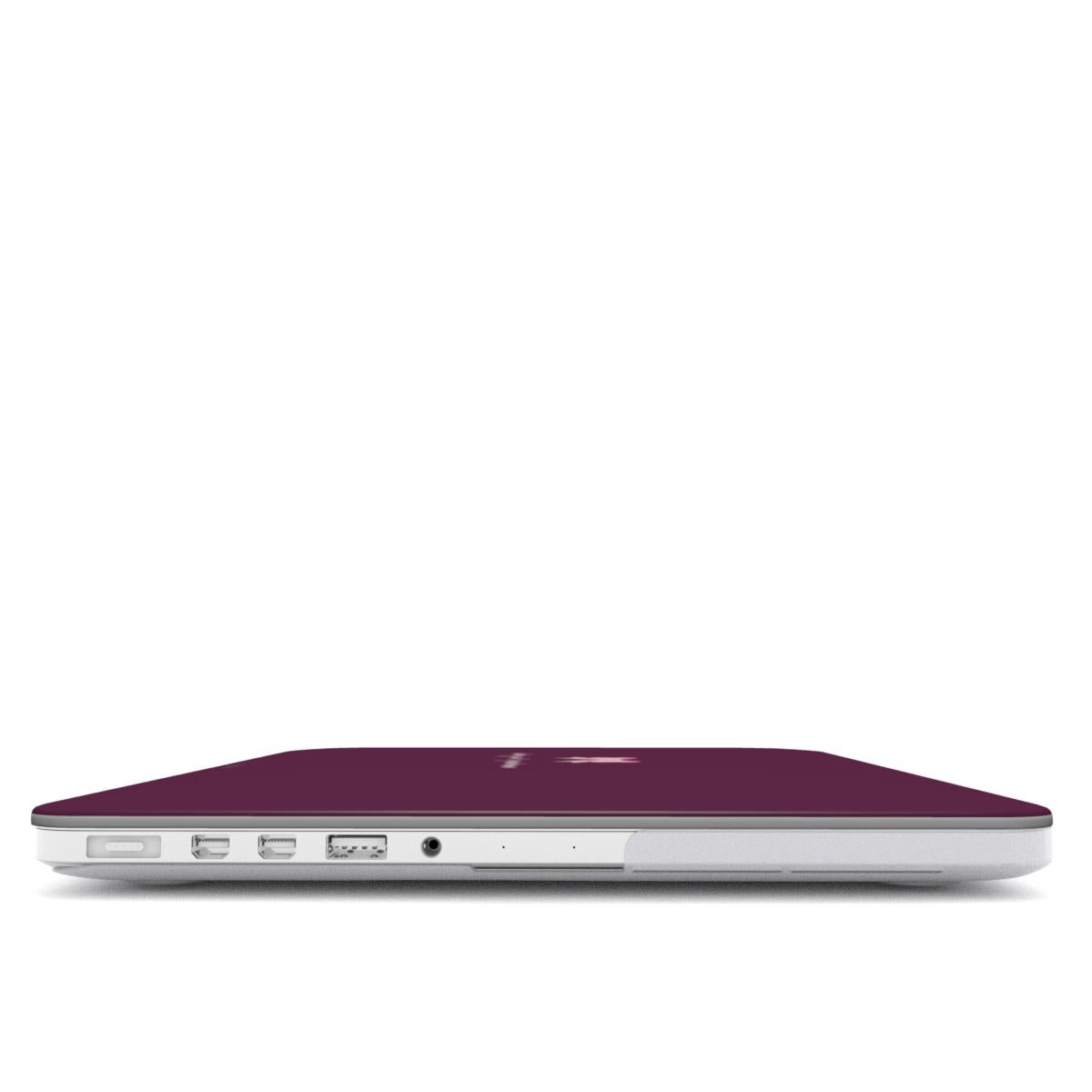 Lucky girl syndrome burgundy MacBook Case