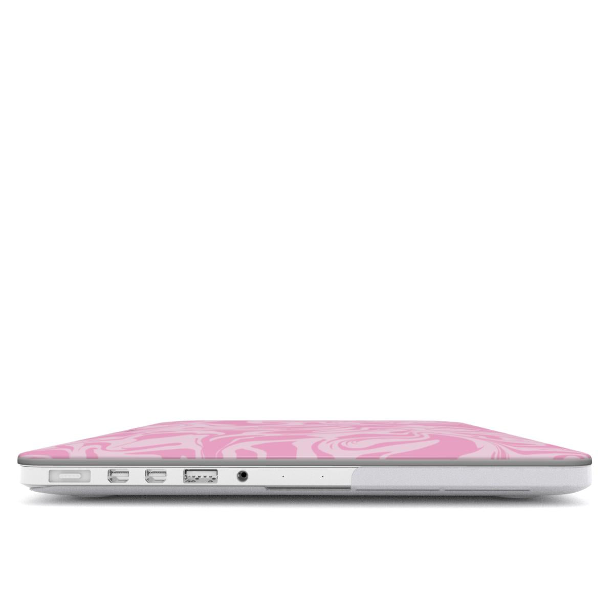 Abstract pink pattern MacBook Case