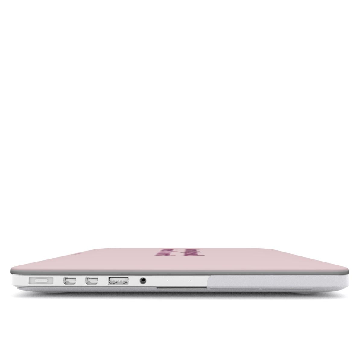 Born to spend, forced to work pink MacBook Case