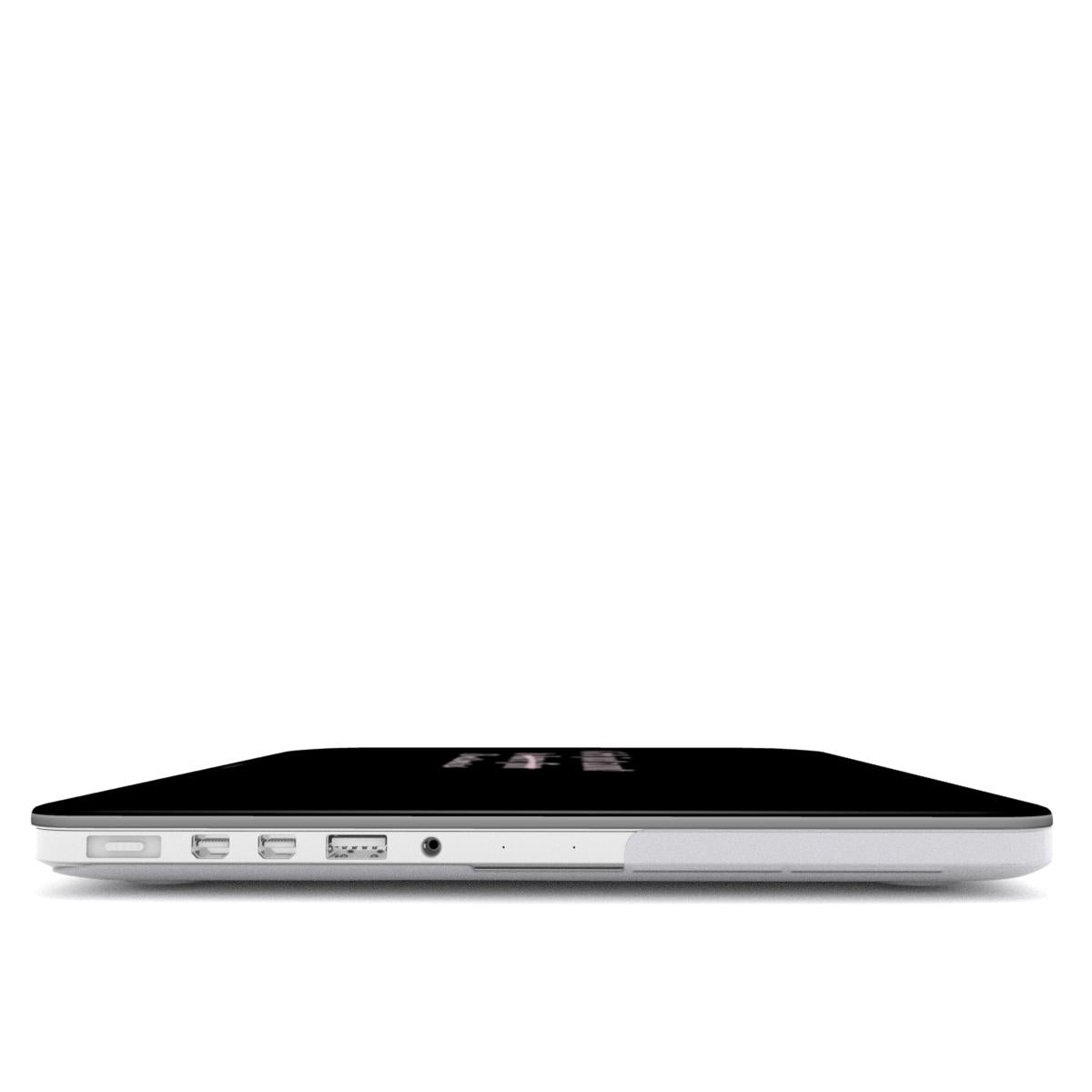Girls just want to be millionaires black MacBook Case