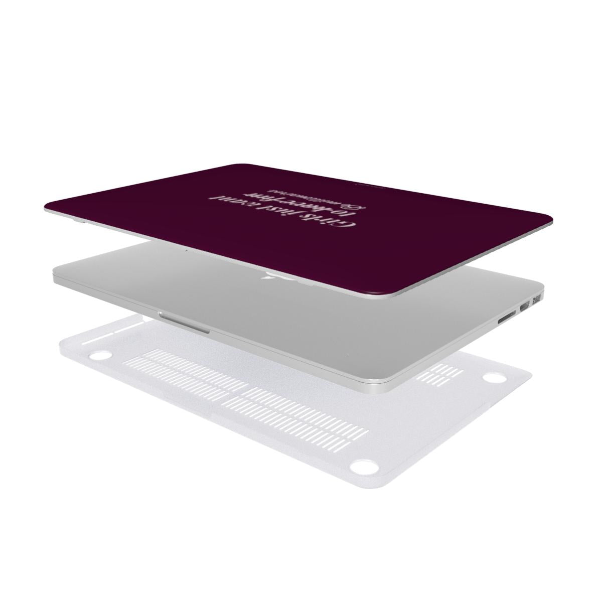 Girls just want to be millionaires burgundy MacBook Case
