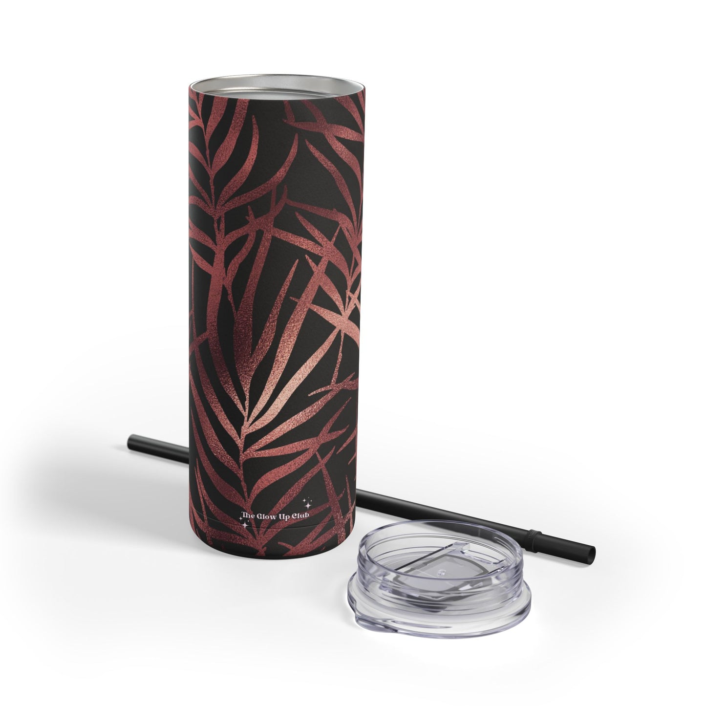 Rose gold leaves Tumbler, 20oz