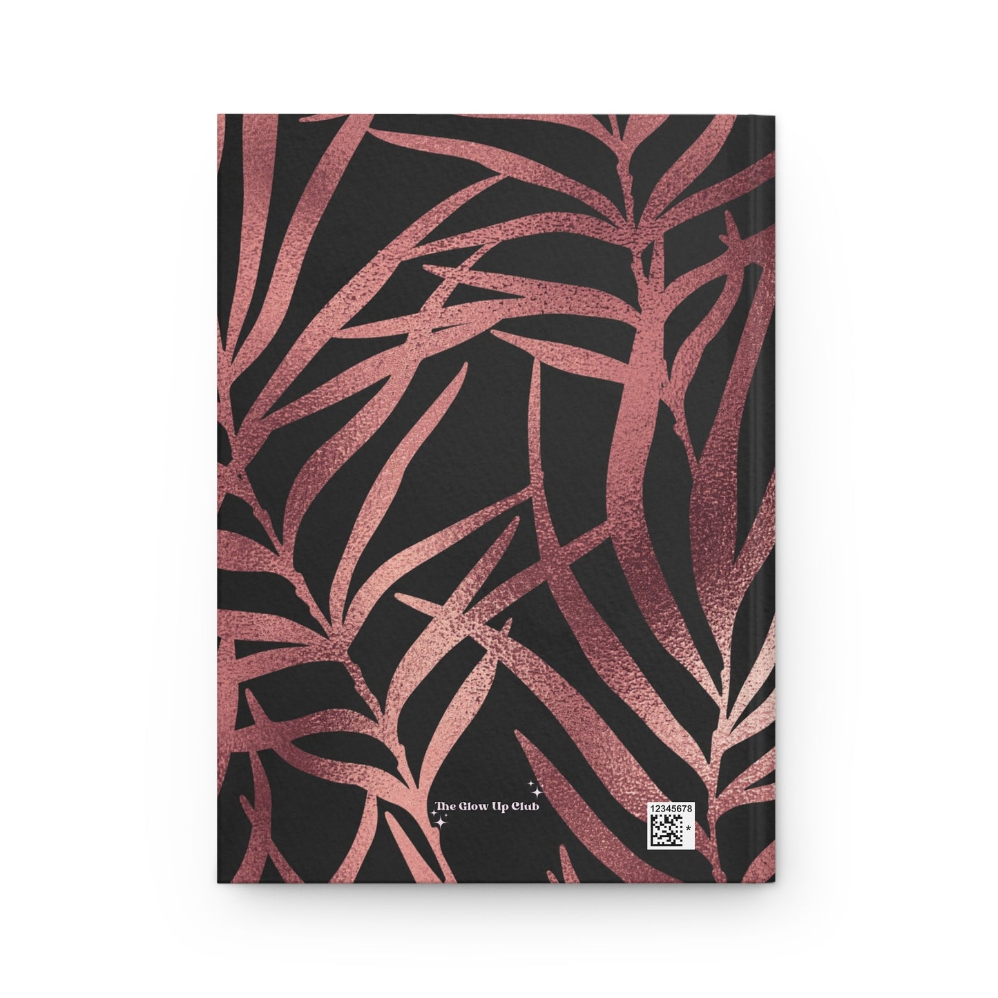 Rose gold leaves Journal