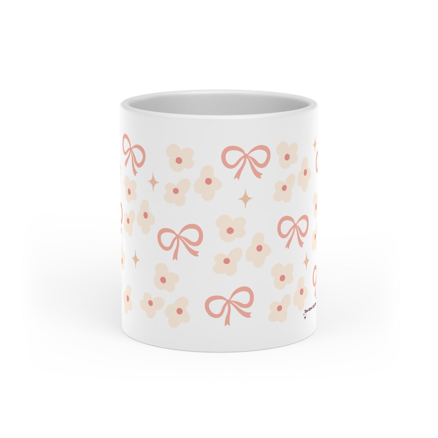 Girly pattern Heart-Shaped Mug