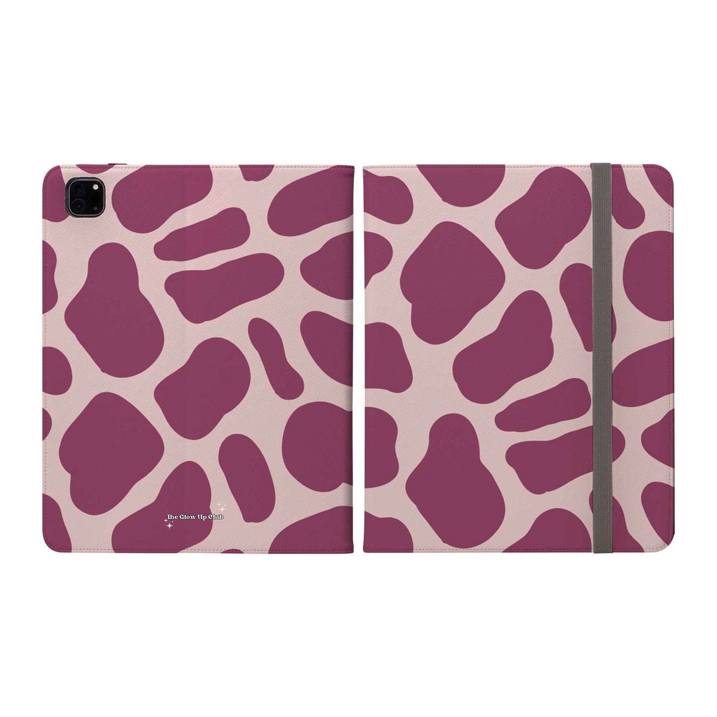 Burgundy giraffe - iPad Case