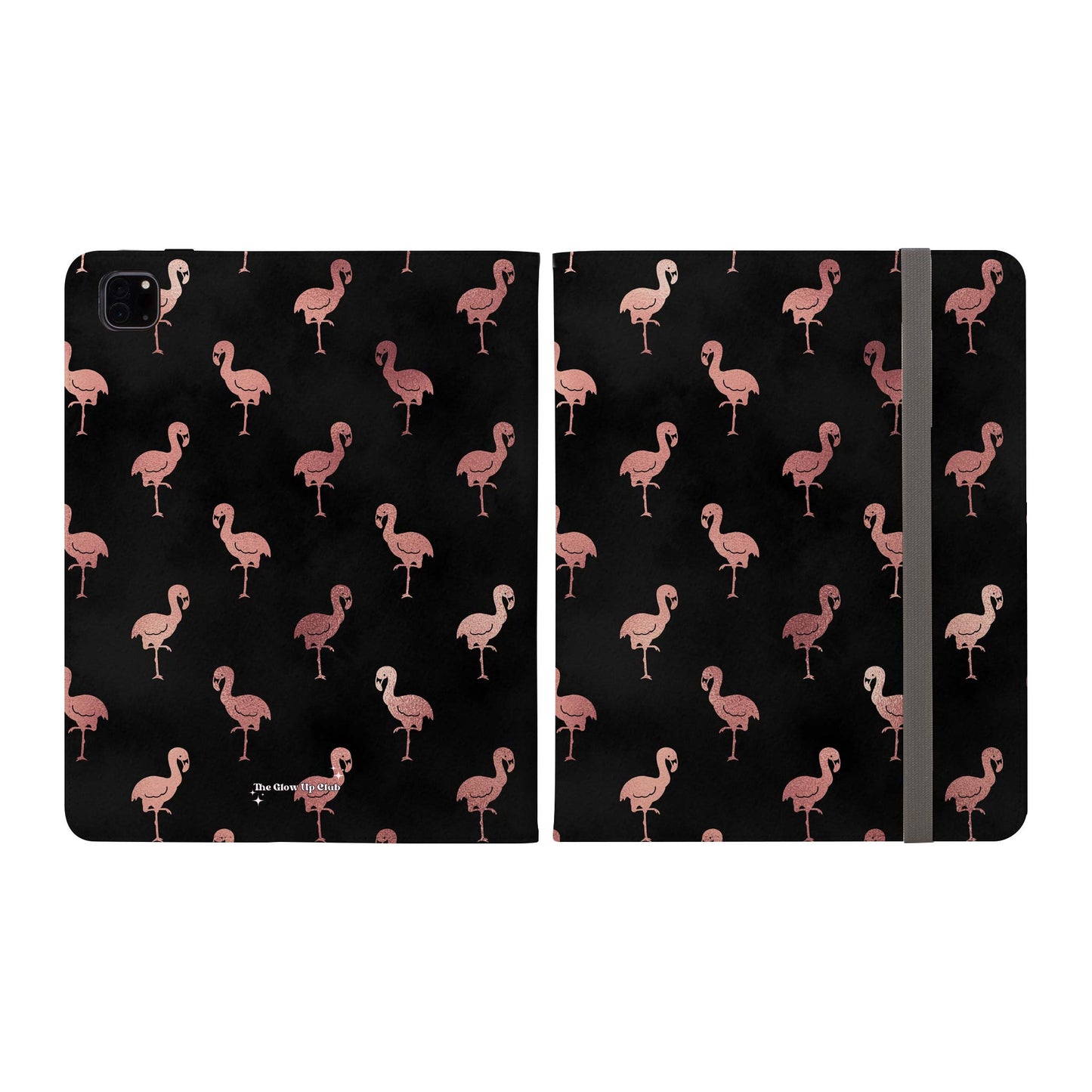 Rose gold flamingos - iPad Case