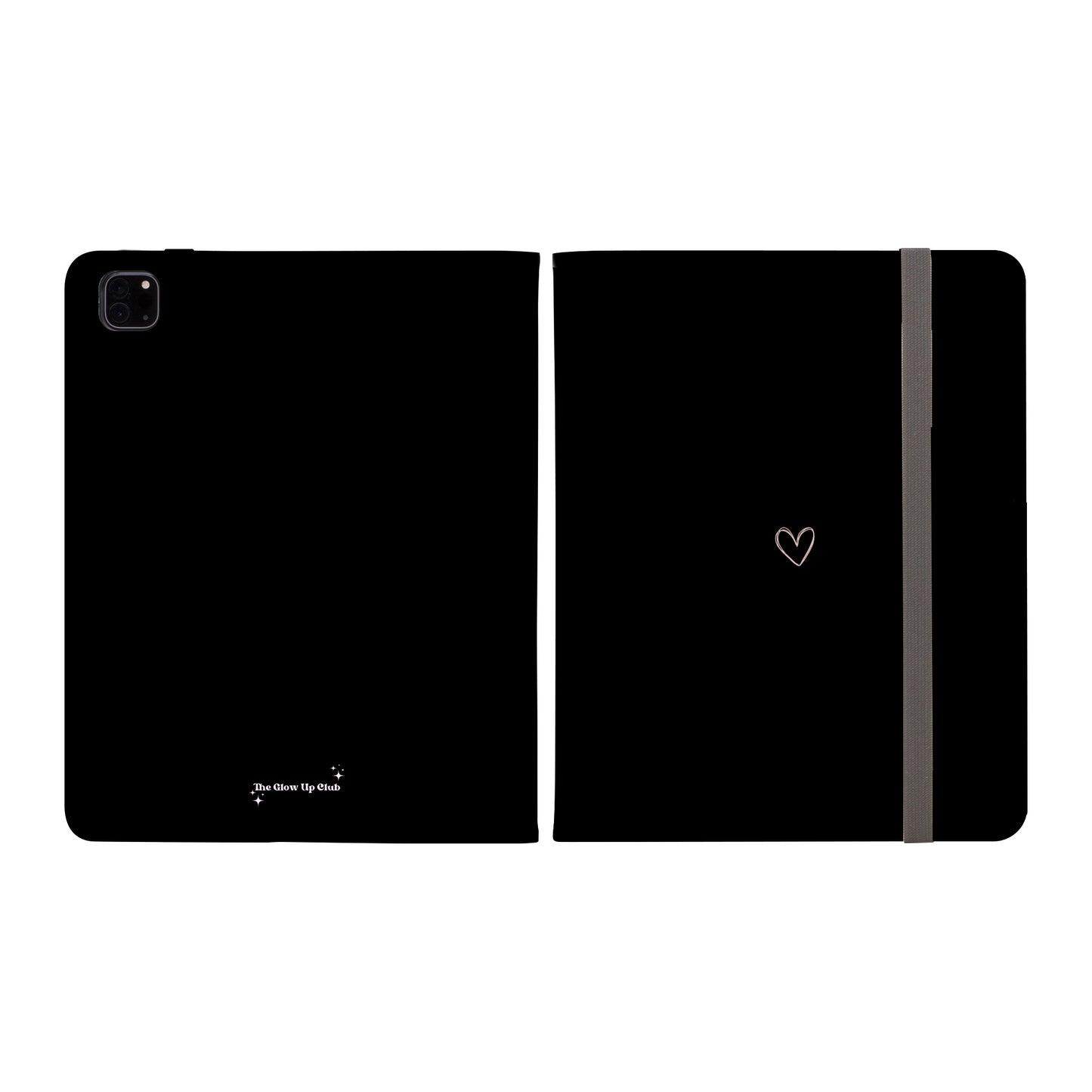 Minimalistic heart black - iPad Case