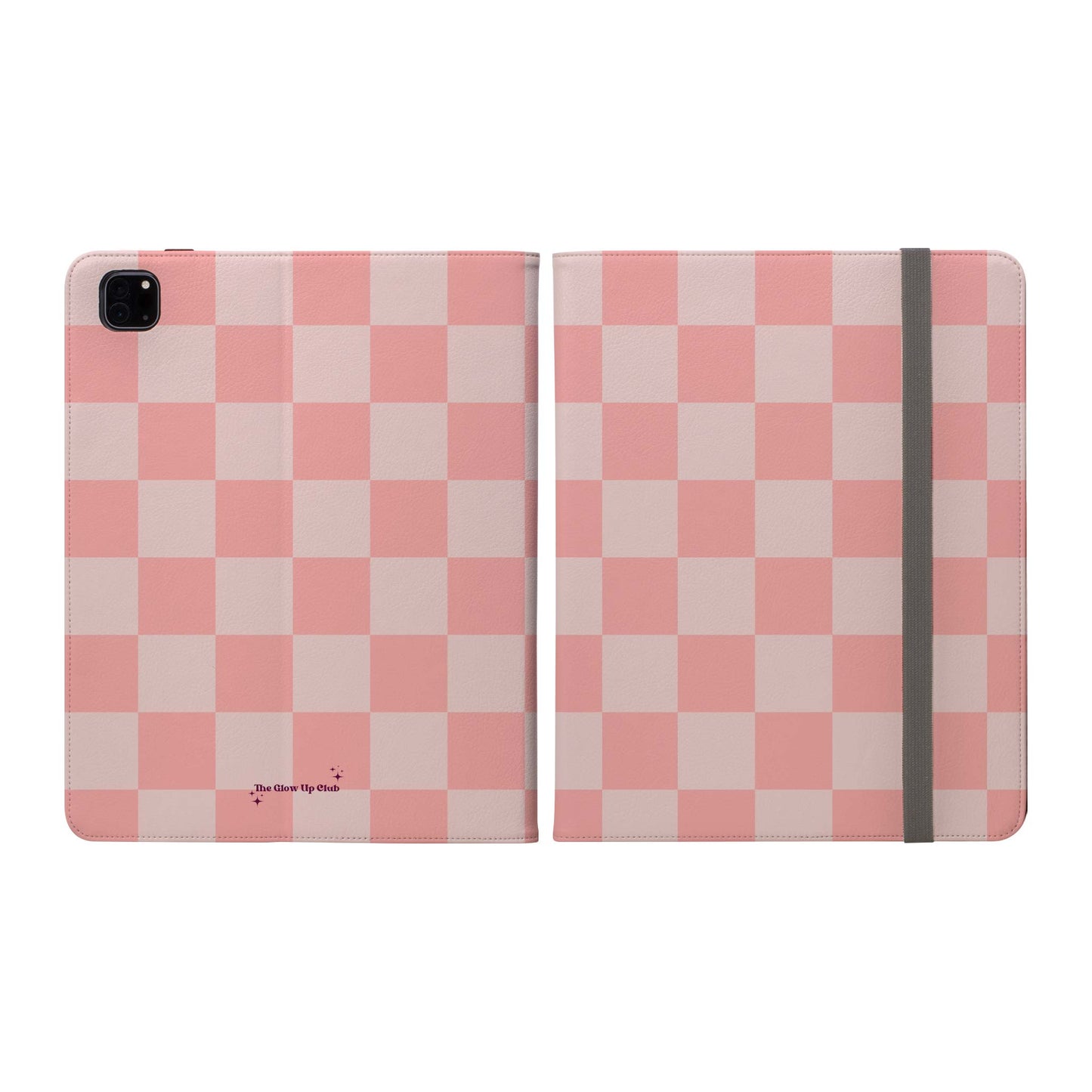 Pink checkers - iPad Case