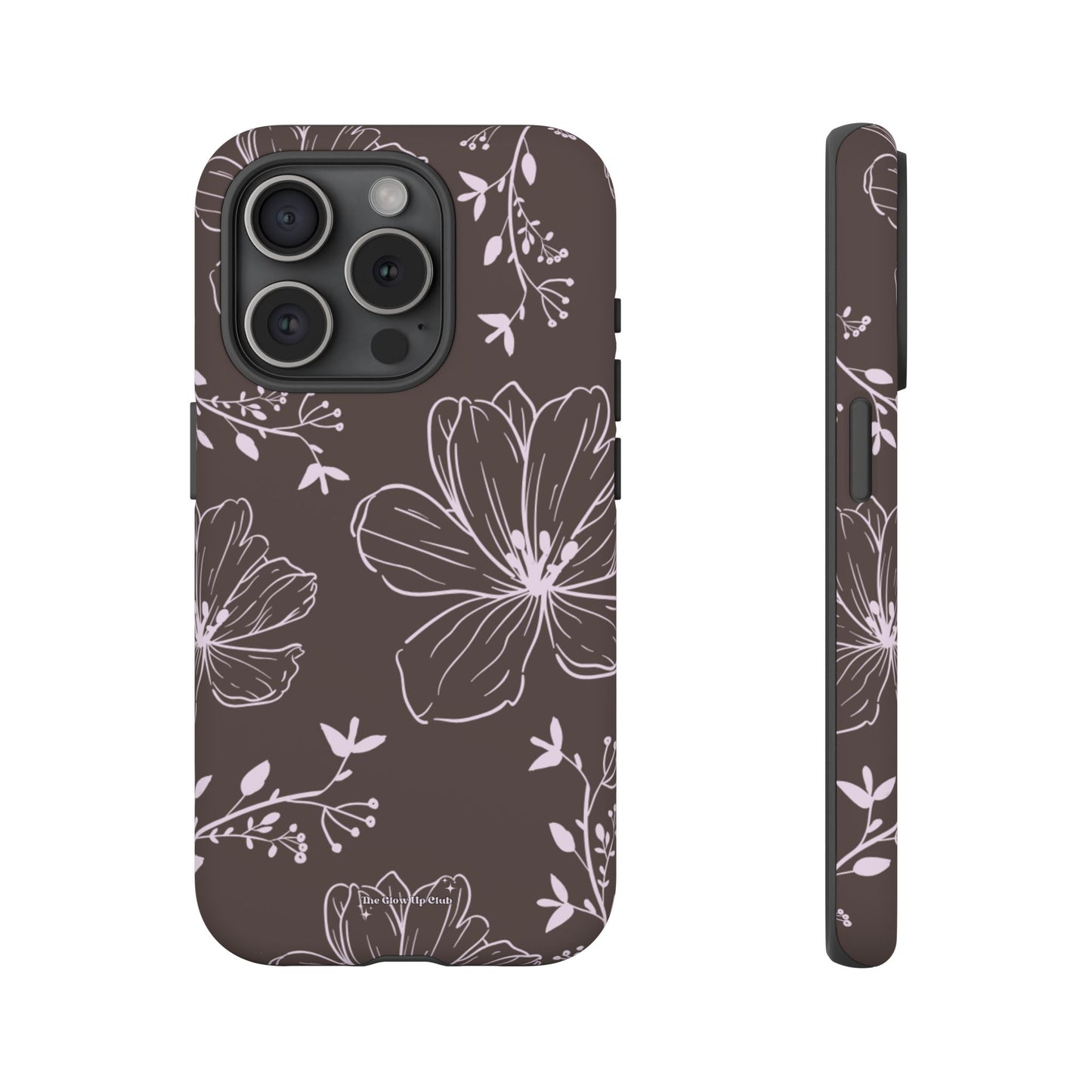 Realistic flowers grey - tough case