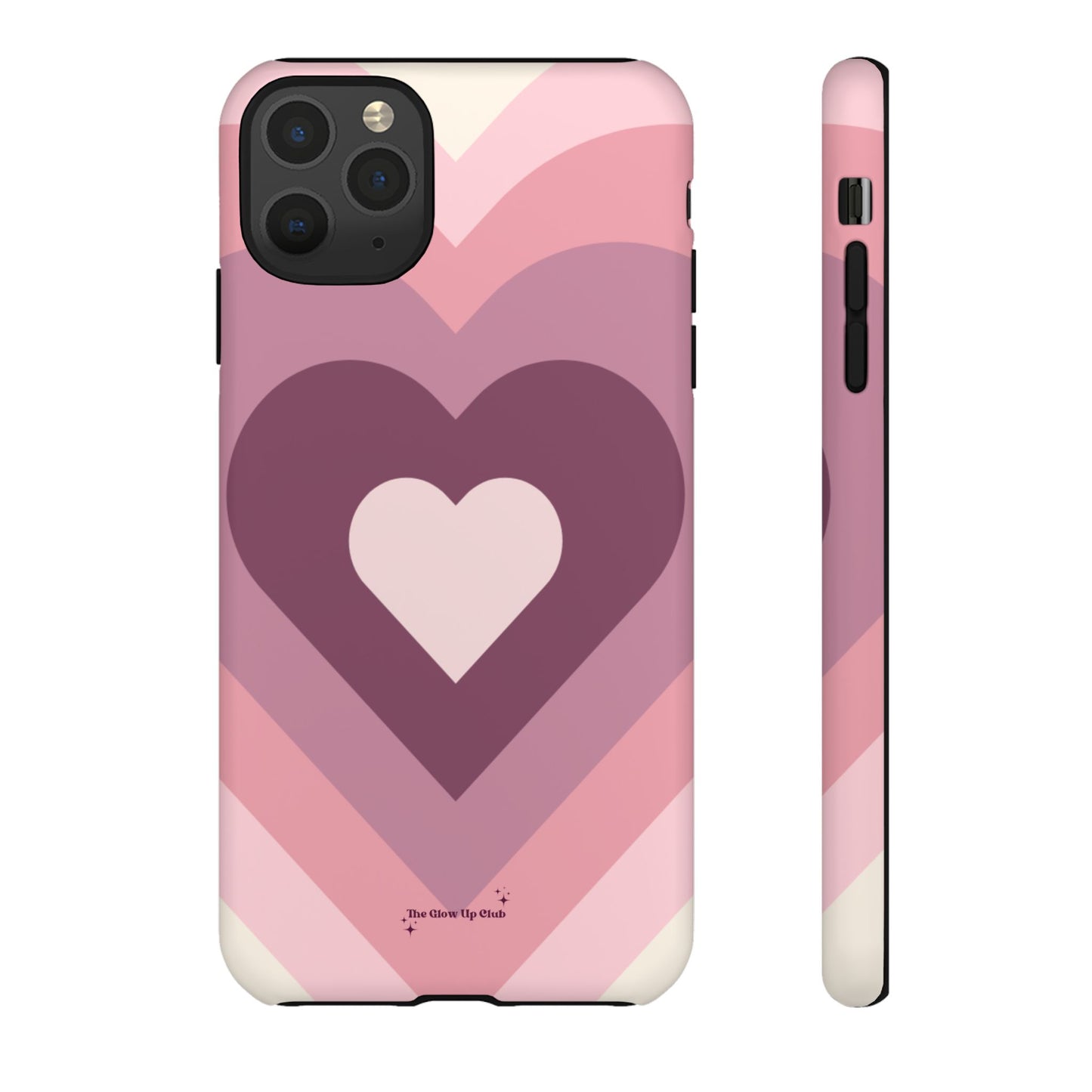 Heart layers pink - tough case