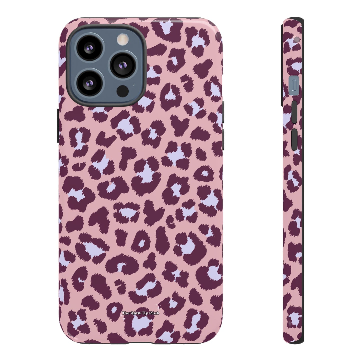 Leopard print pink purple - tough case