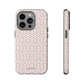 Pink grey pattern - tough case