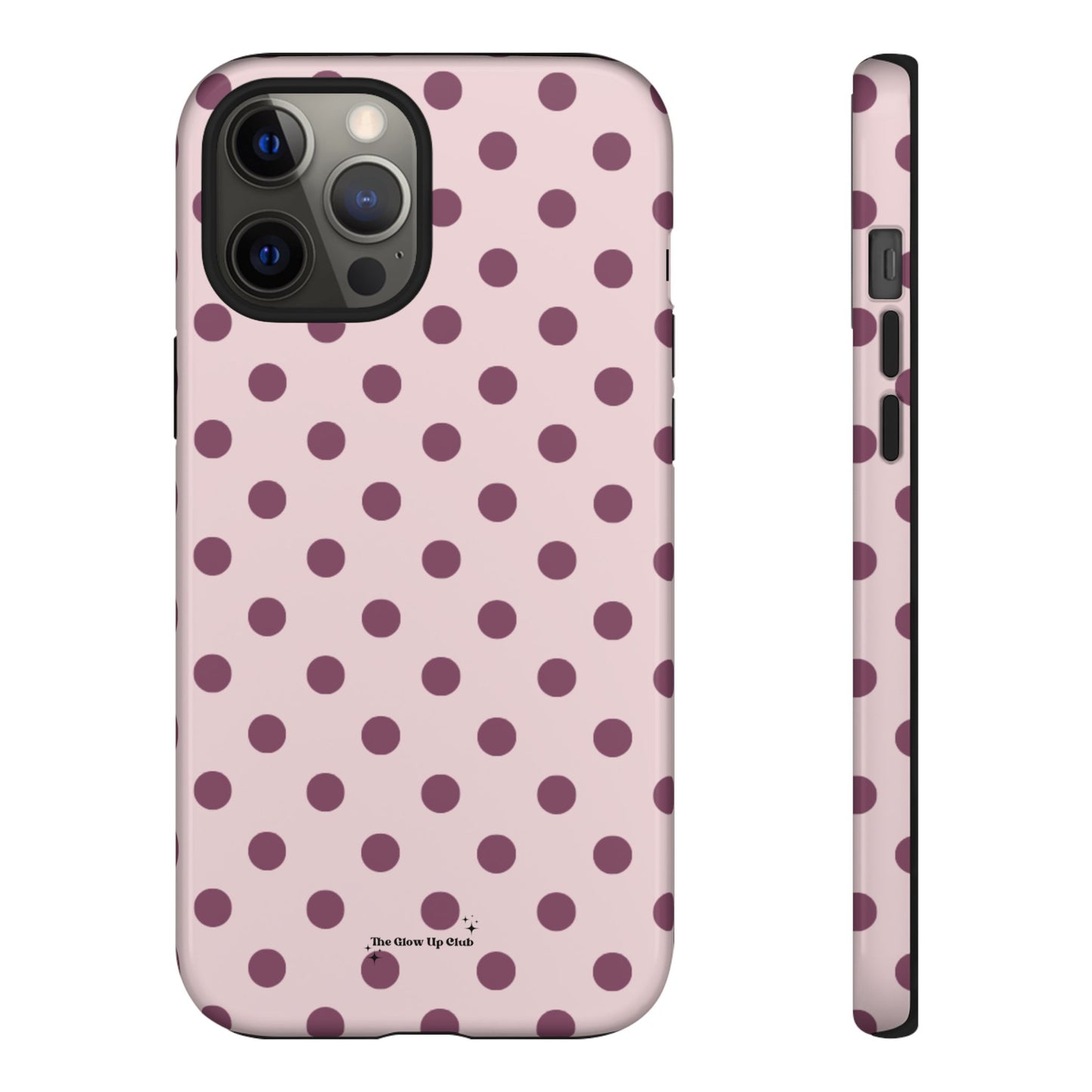 Pink and purple dots - tough case