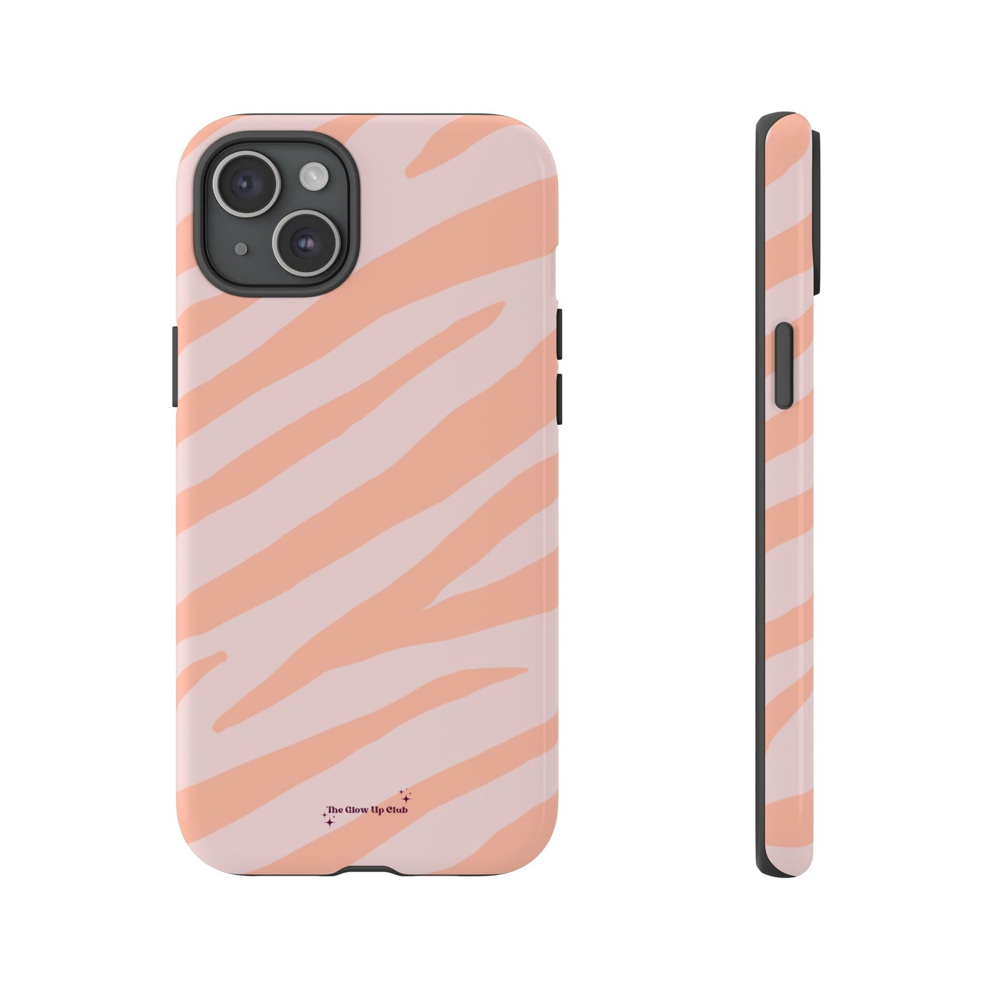 Zebra print orange - tough case