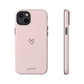 Minimalistic heart pink - tough case