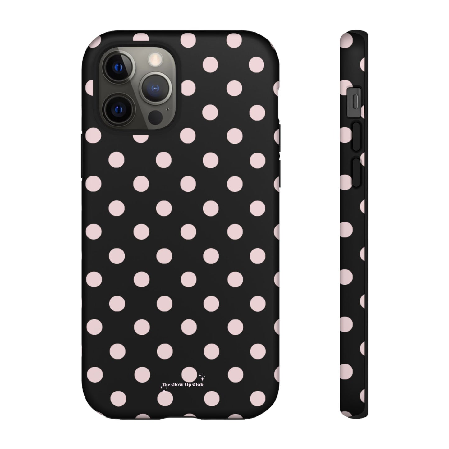 Black and pink dots - tough case