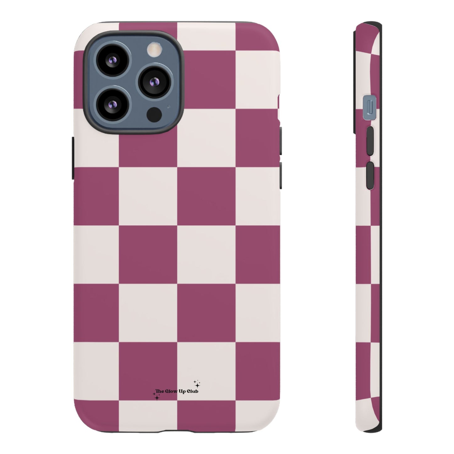 Burgundy checkers - tough case