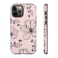 Realistic flowers pink - tough case