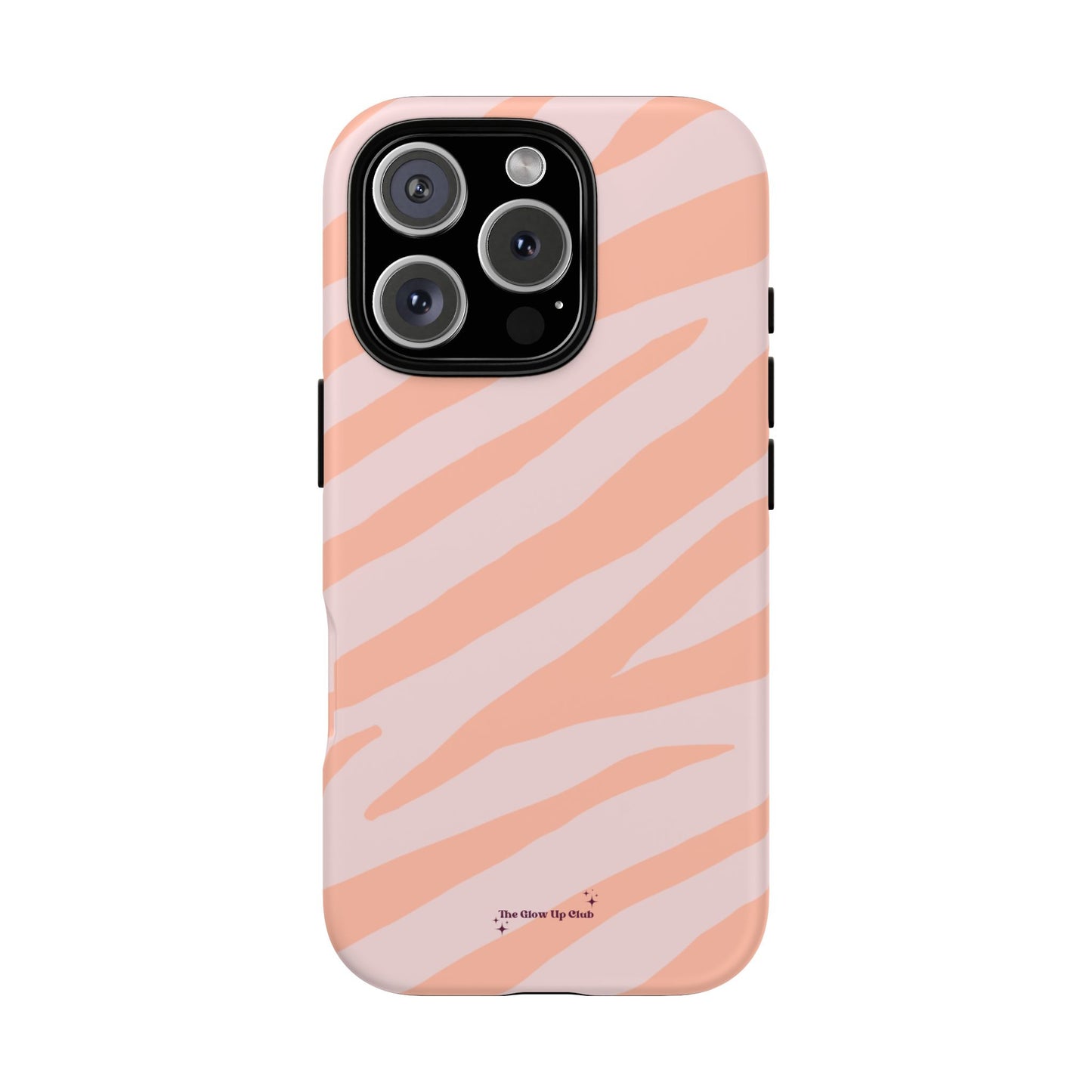 Zebra print orange - tough case