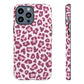 Leopard print double pink - tough case