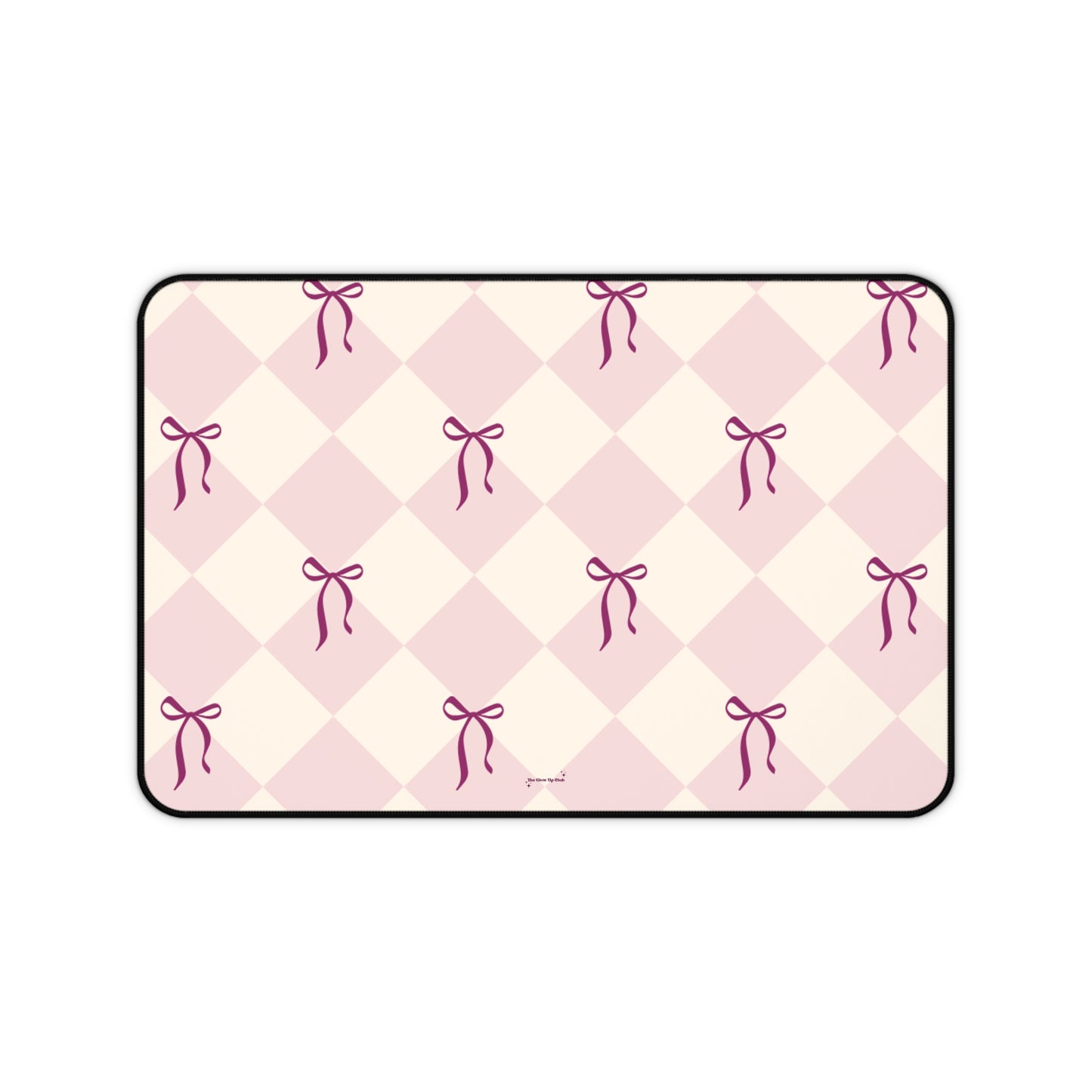 Checkers ribbons - Desk Mat