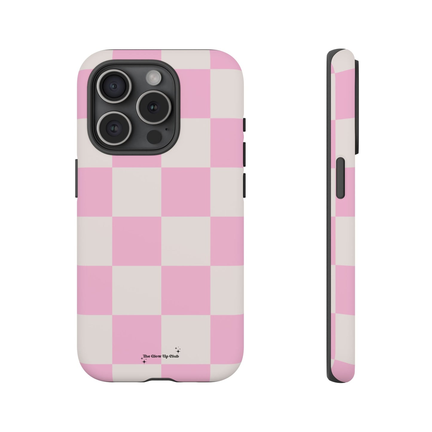 Pink white checkers - tough case