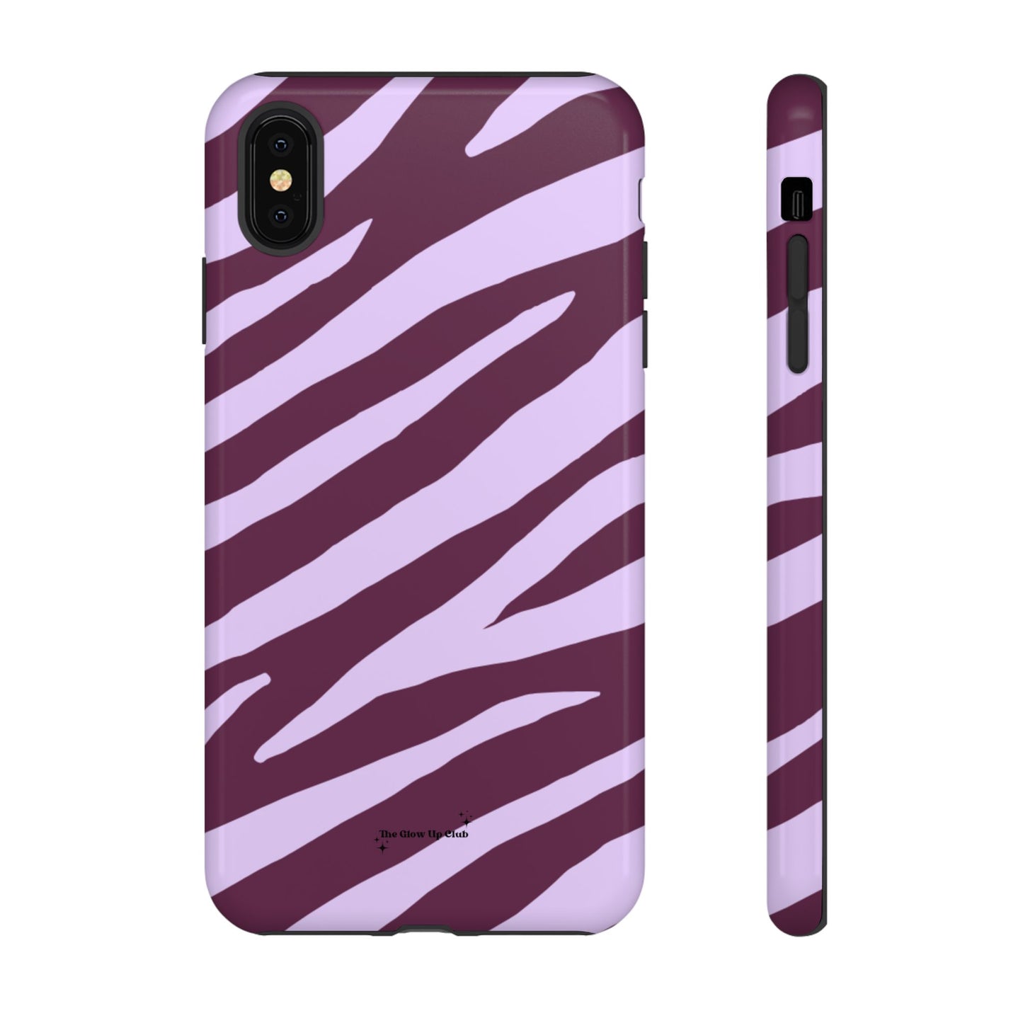 Zebra print purple - tough case