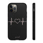 Heart line black - tough case