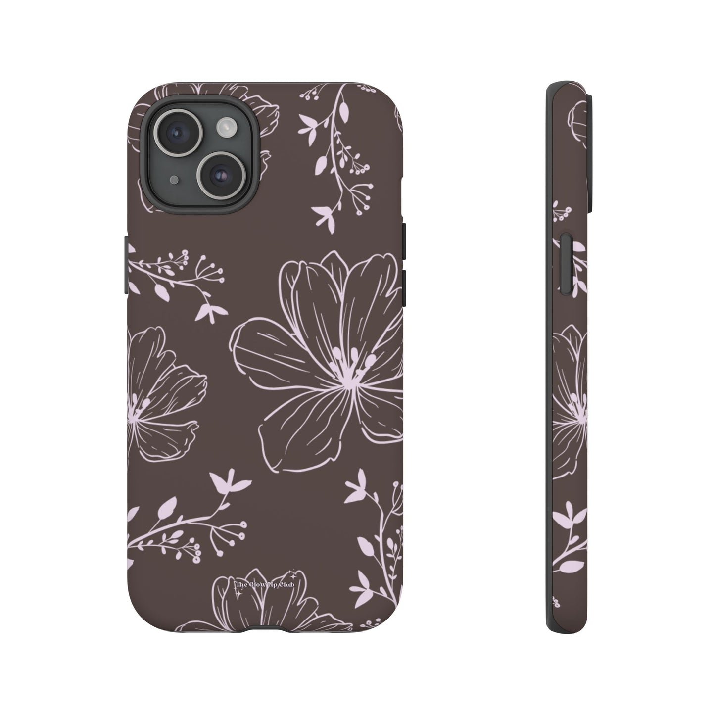 Realistic flowers grey - tough case