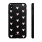 Black heart pattern - tough case