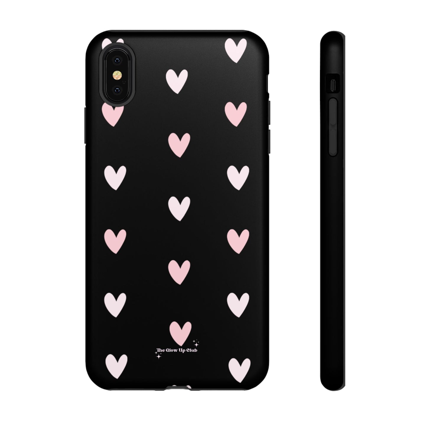 Black heart pattern - tough case