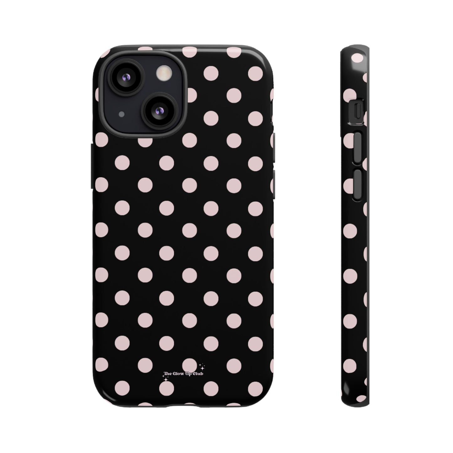 Black and pink dots - tough case