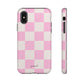 Pink white checkers - tough case