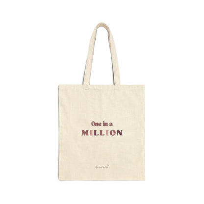 One in a million - Cotton Canvas Tote Bag