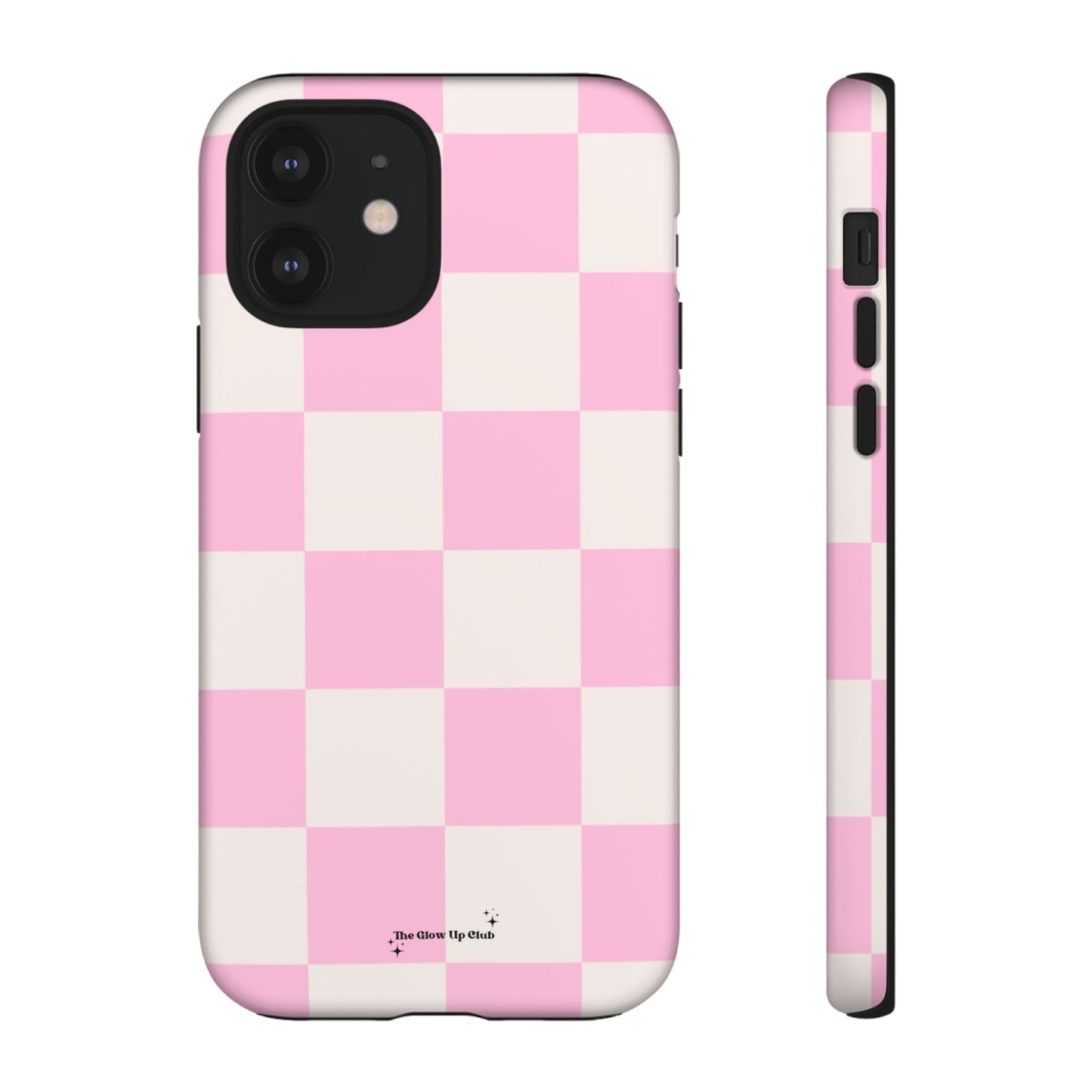 Pink white checkers - tough case